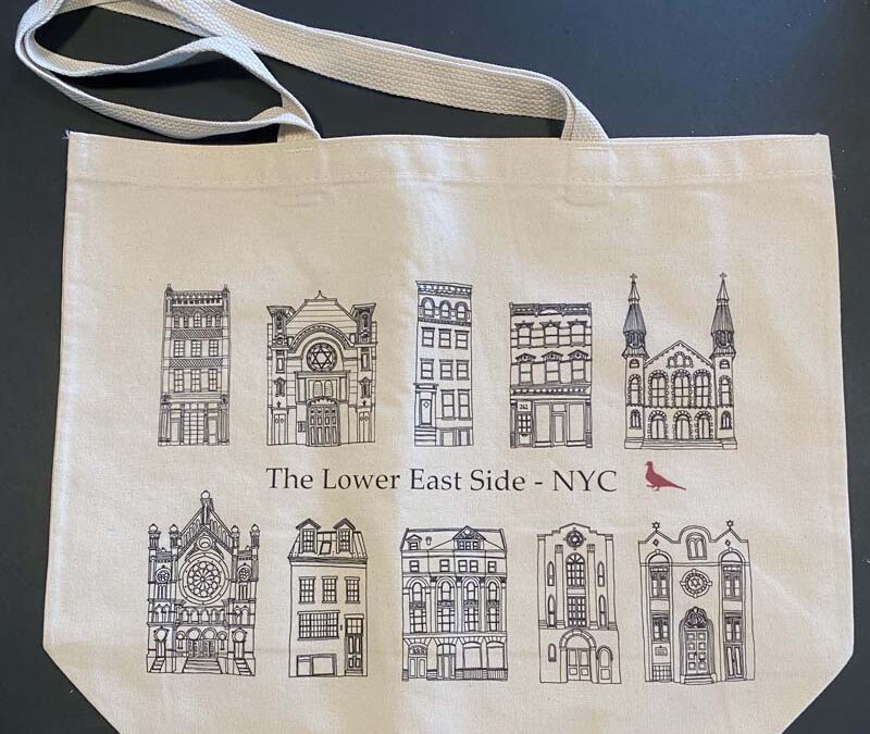 Buildings of the Lower East Side – Jumbo Tote