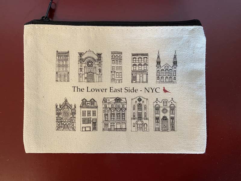 Buildings of the Lower East Side – Zipper Pouch